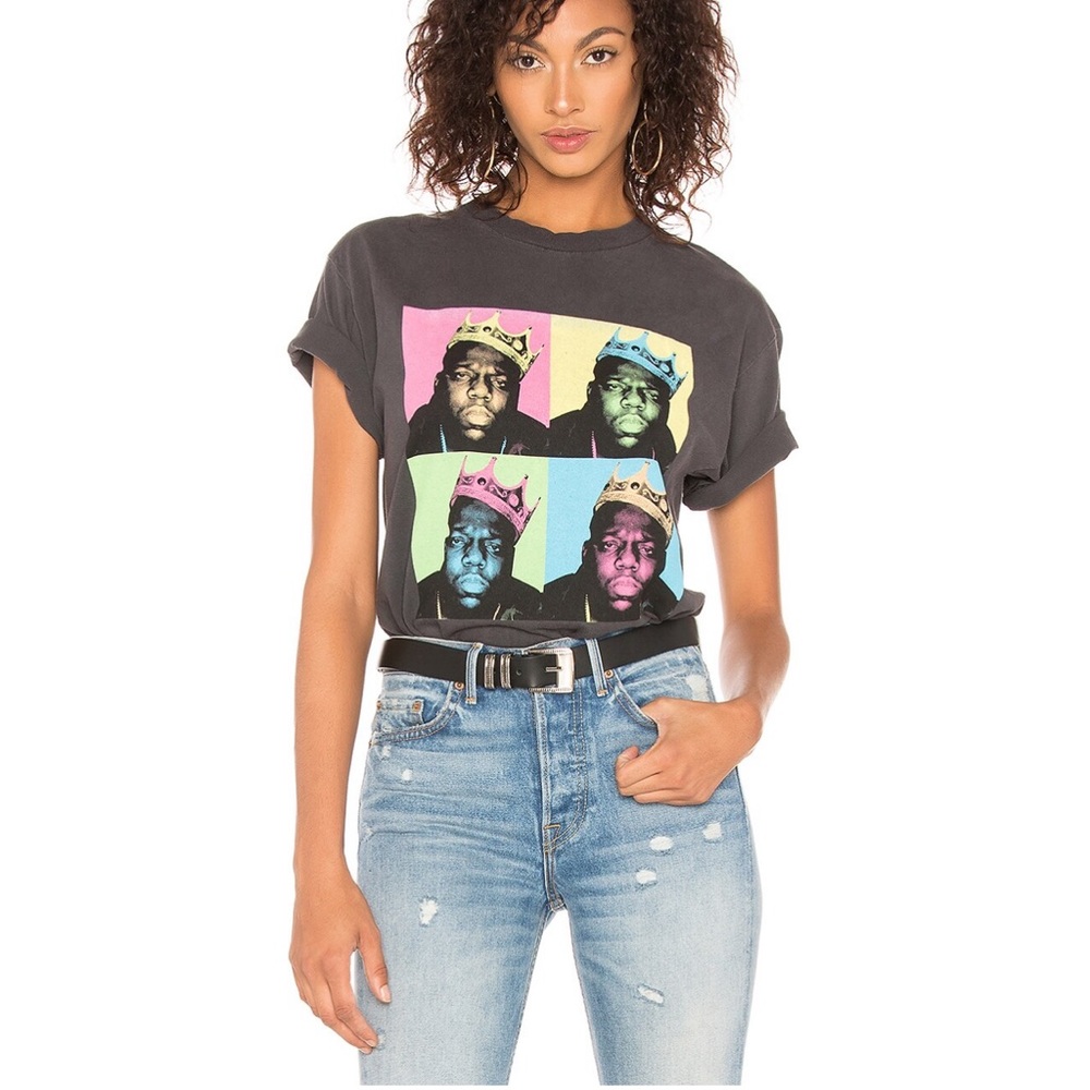 Biggie pop colored t